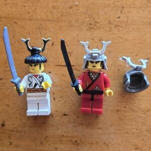 Vintage 2010 LEGO Minifigure Ninja Samurai- Set Of 2